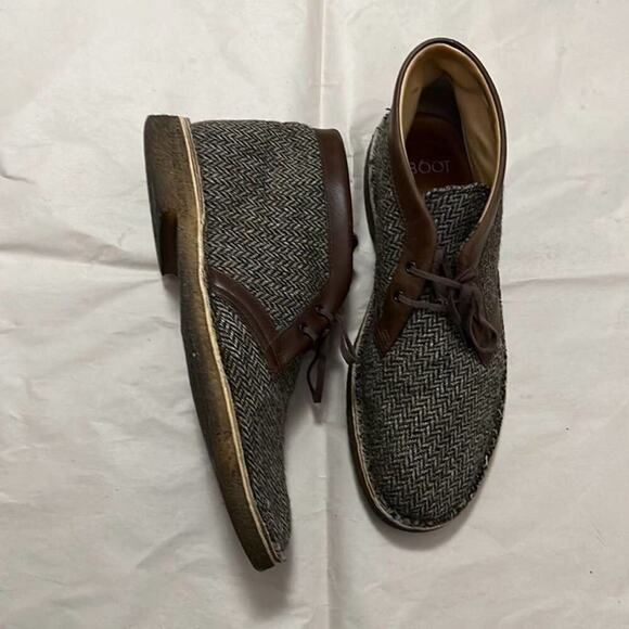 CLARKS ORIGINALS X HARRIS TWEED DESERT BOOTS SIZE 101/2 - Picture 3 of 7